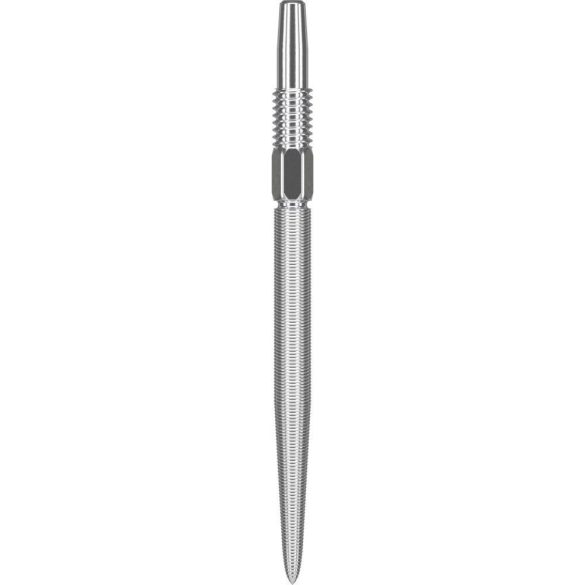 Hroty na šipky TARGET Swiss Point Nano steel, 26mm, kovové, stříbrné - 3ks