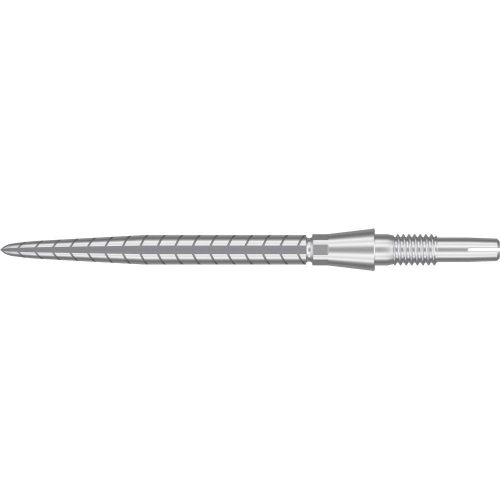 Kovové hroty Target Swiss Storm Quartz stříbrné, 30mm - 3ks