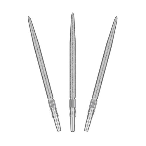 Náhradní hroty na steel šipky Target Swiss SLK stříbrné, 35mm - 3ks