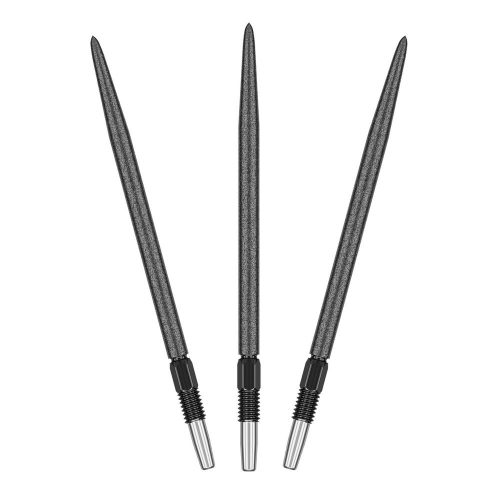 Náhradní hroty na steel šipky Target Swiss SLK černé, 42mm - 3ks