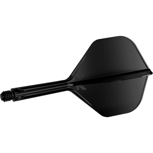 Target K-Flex černé, No2 letky a střední násadky na šipky
