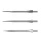 Hroty na steel šipky Winmau Velocity stříbrné, 32mm - 3ks