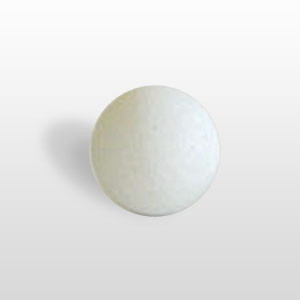 Sardi Fotbalový míček korkový bílý, 35 mm