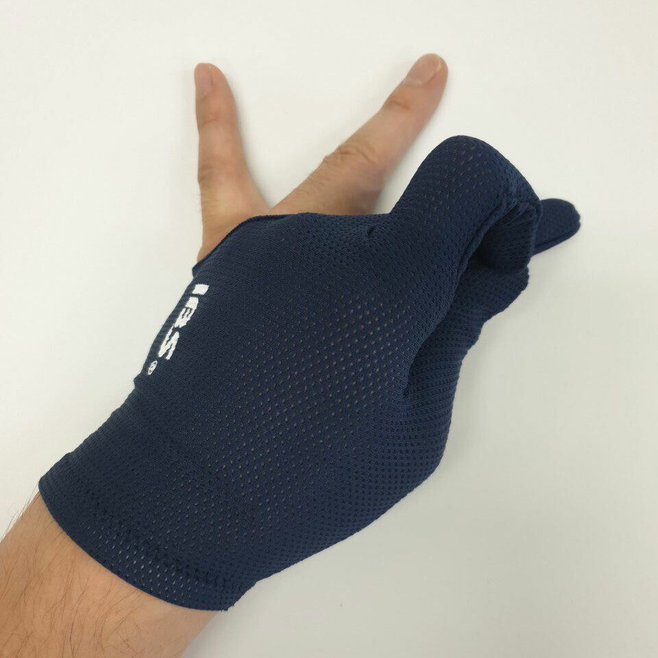 Kulečníková rukavice IBS Mesh tmavě modrá, univerzální velikost