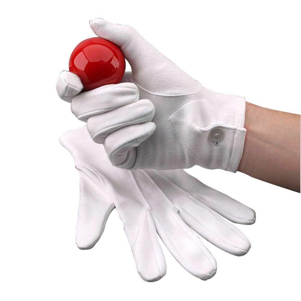 Snooker rukavice pro rozhodčí, velikost M