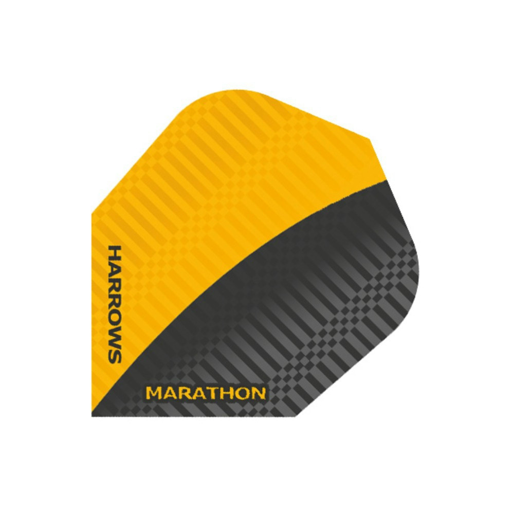 Letky na šipky Harrows Marathon šedé, žluté