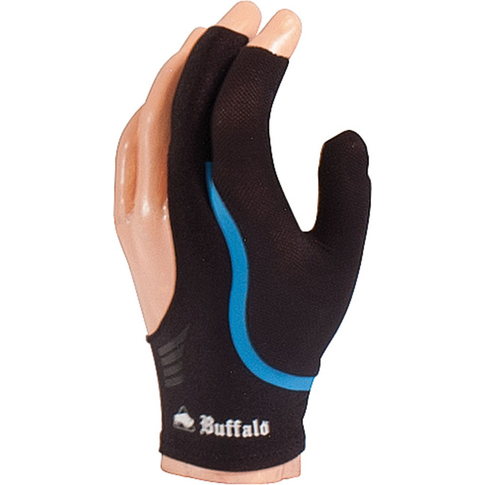 Kulečníková rukavice Buffalo Universal černá, modrá, velikost M