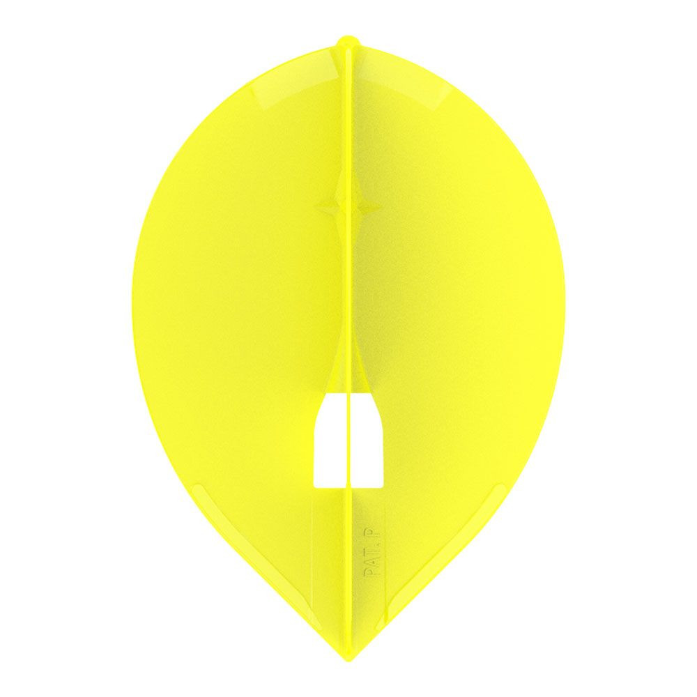 Letky na šipky L-Style Pro L2 Teardrop, žluté