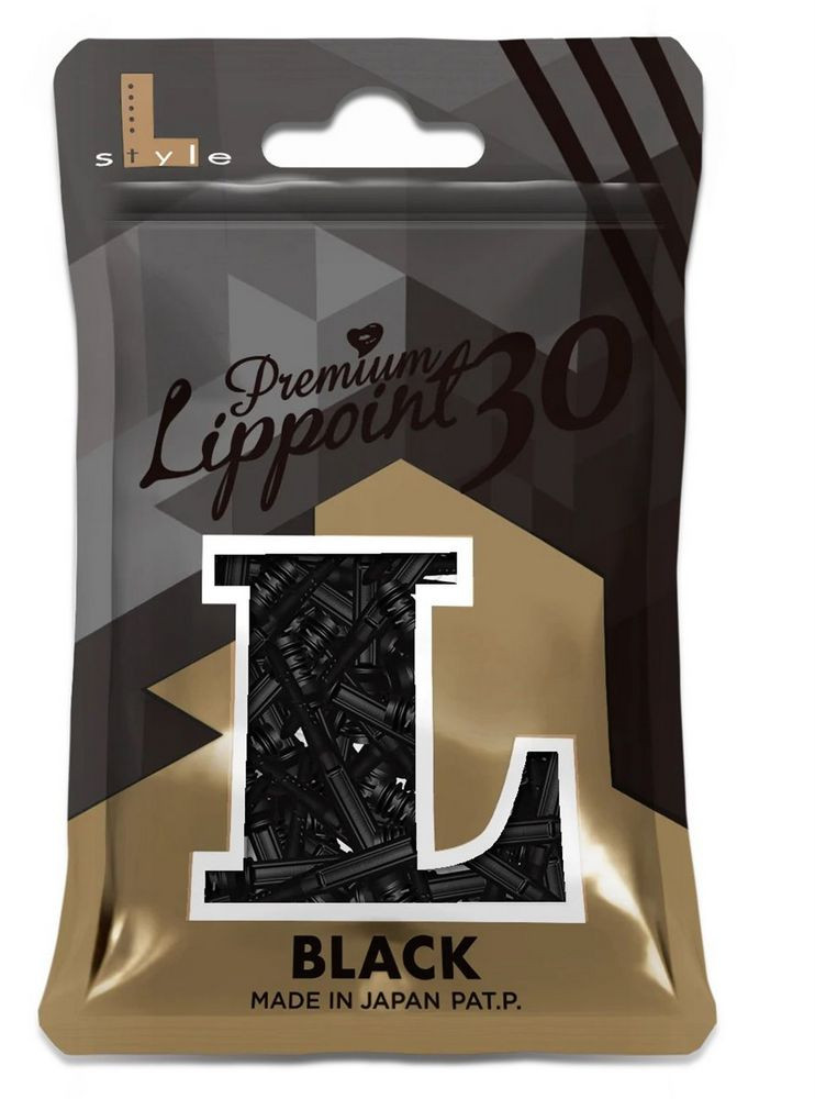 Hroty na soft šipky L-Style Premium LipPoint černé, 2BA/30ks