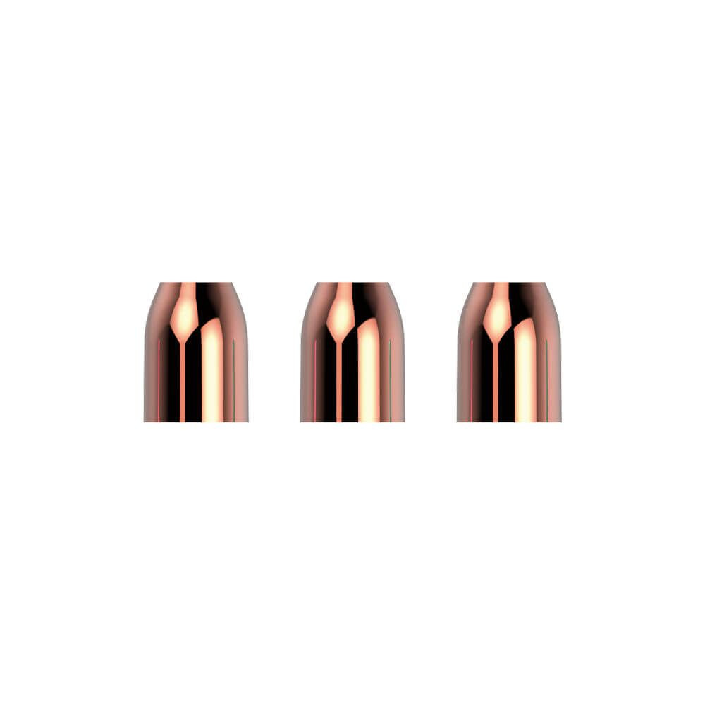 Kroužky na násadky L-Style Premium Champagne Ring kovové, růžové zlato, 3ks