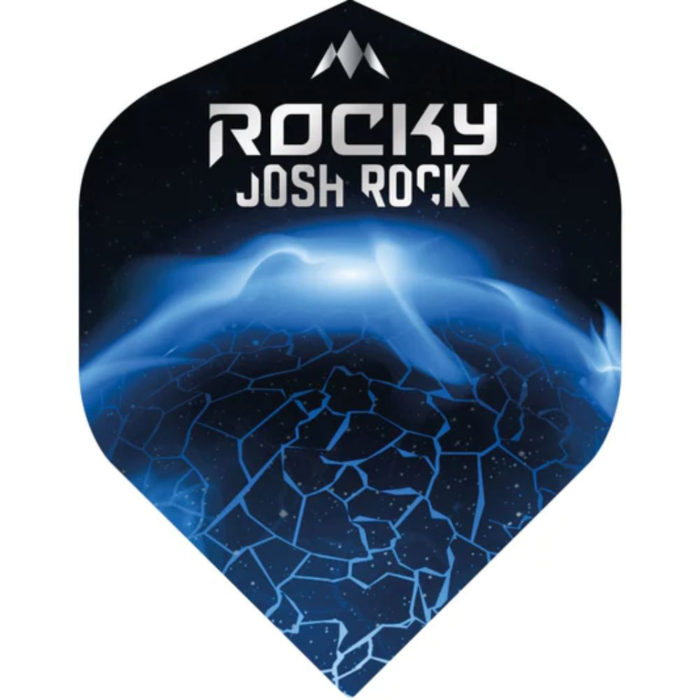 Letky na šipky Mission Solo Josh Rock modré, No2
