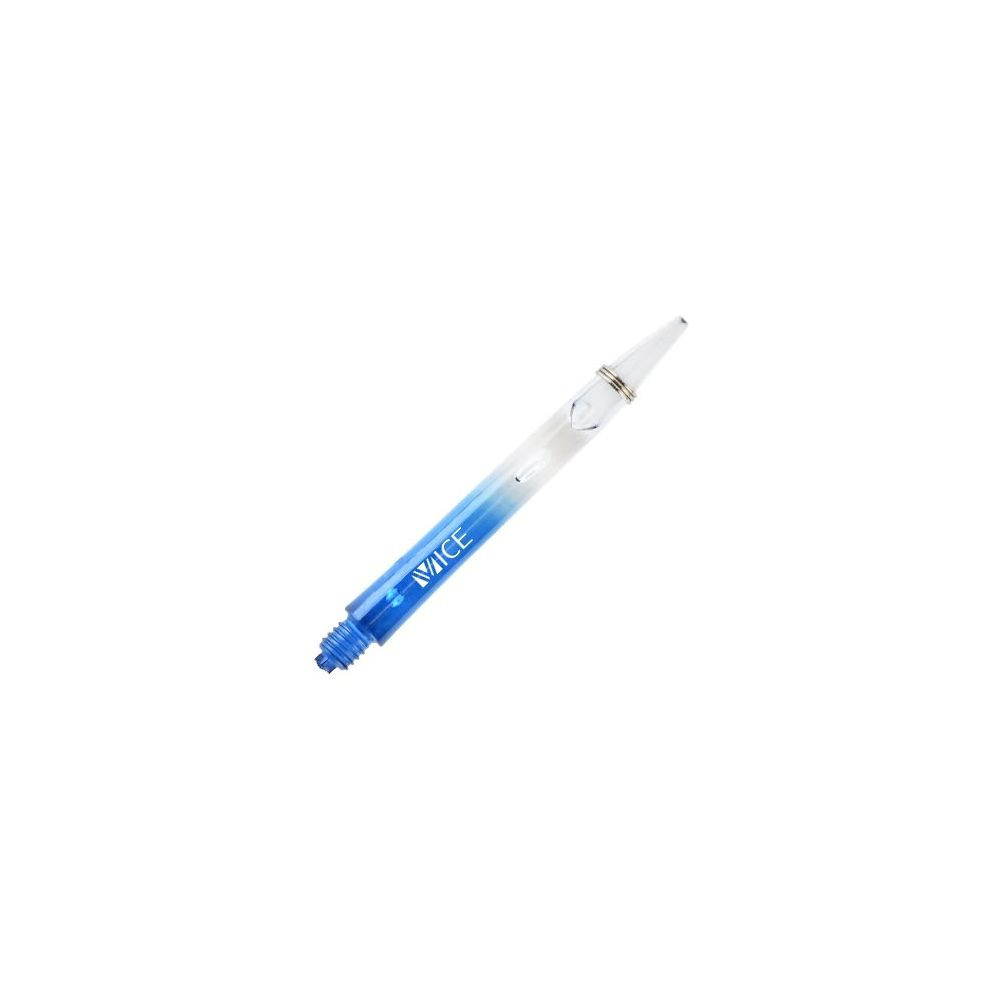 Násadky na šipky ONE80 Proplast Vice dlouhé modré průhledné, 48mm