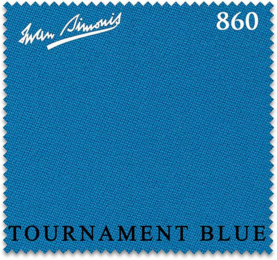 Kulečníkové plátno Simonis 860 Tournament Blue, 198 cm široké