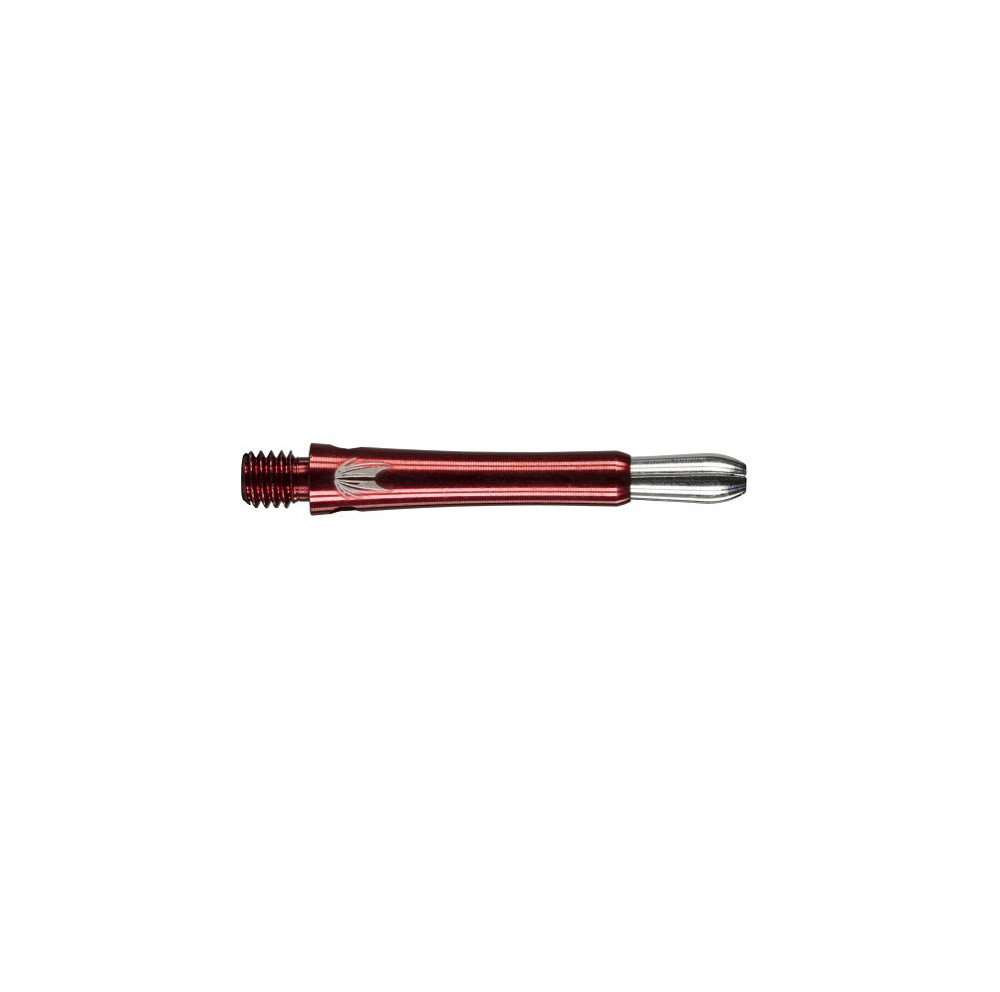 Násadky na šipky TARGET GRIP STYLE hliník, červené krátké, 34,8mm