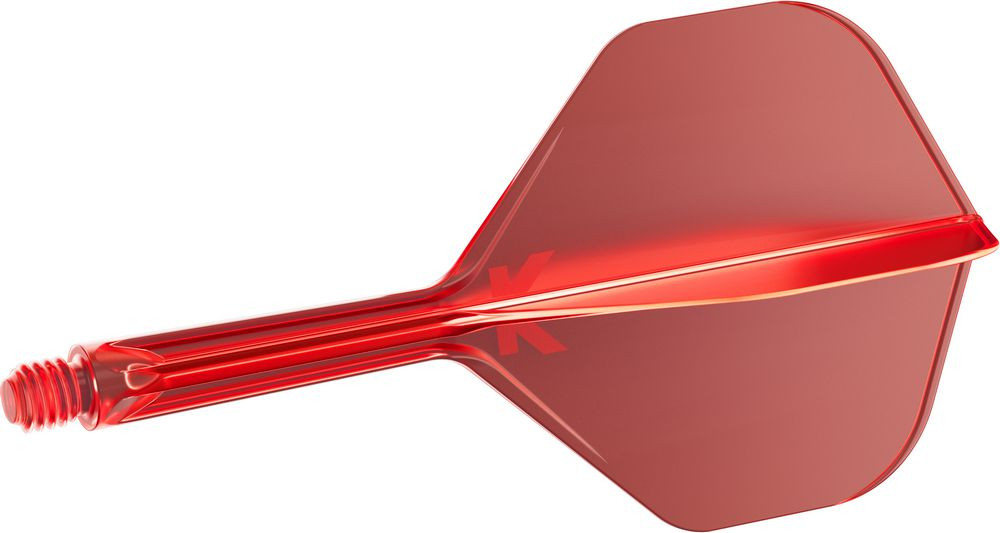Target K-Flex červené, No2 letky a střední násadky na šipky