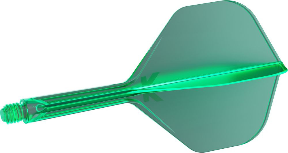 Target K-Flex zelené, No2 letky a střední násadky na šipky